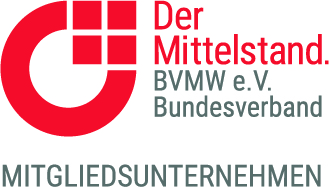 Logo für Mitgliedsunternehmen der Mittelstand BVMW e.V. Bundesverband